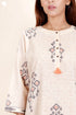 Slub Cotton Tunic In Block Print