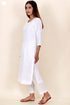 Terry Voile Kurta With Chikankari Embroidery