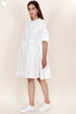Khaadi Cotton Button Down Dress in White