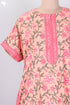 Bizzy Lizzy Zipper Kaftan In Floral Block Print