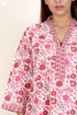 60’s Cotton Full Sleeved Kaftan In Floral Print