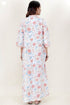60’s Cotton Full Sleeved Kaftan In Floral Print
