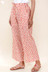 Cambric Cotton Palazzo Pants In Block Print