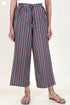 Cambric Cotton Palazzo Pants In Block Print