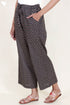 Cambric Cotton Palazzo Pants In Block Print