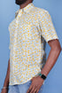 Slim Fit Cambric Cotton Men’s Half Sleeved Shirt In Floral Print