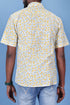 Slim Fit Cambric Cotton Men’s Half Sleeved Shirt In Floral Print