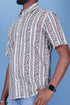 Slim Fit Cambric Cotton Men’s Half Sleeved Shirt In Floral Print