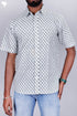 Slim Fit Cambric Cotton Men’s Half Sleeved Shirt In Floral Print
