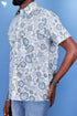 Regular Fit Cambric Cotton Men’s Half Sleeved Shirt In Floral Print
