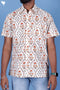Regular Fit Cambric Cotton Men’s Half Sleeved Shirt In Block Print