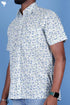 Regular Fit Cambric Cotton Men’s Half Sleeved Shirt In Floral Print