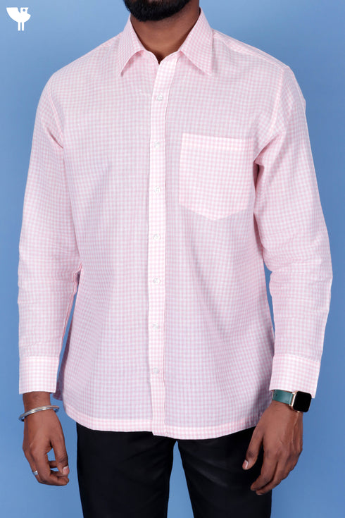 Regular Fit Khaadi Cotton Men’s Full Sleeved Shirt