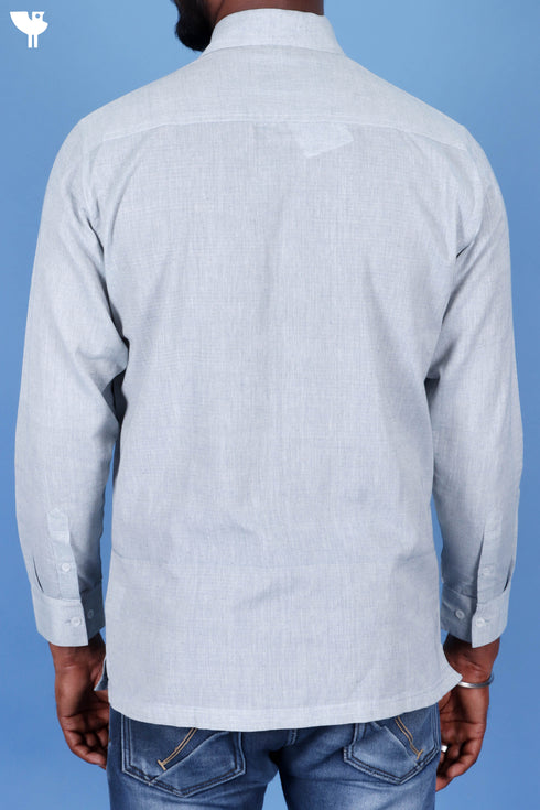 Regular Fit Khaadi Cotton Men’s Full Sleeved Shirt