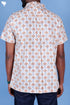 Blended Cotton Men’s Bush Shirt In Block Print