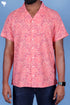 Blended Cotton Men’s Bush Shirt In Block Print