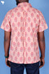 Blended Cotton Men’s Bush Shirt In Block Print