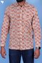 Cotton Men’s Full Sleeved Shirt In Block Print