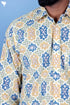 Regular Fit Cotton Men’s Full Sleeved Shirt In Block Print