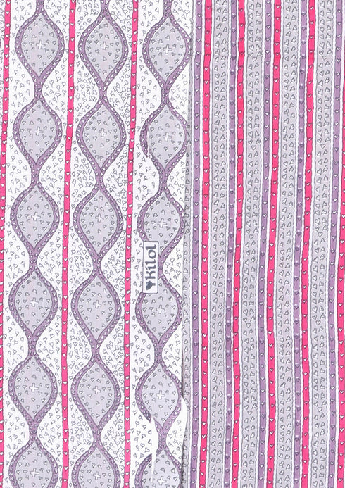 Cambric Cotton Two Piece Dress Material in Graphic Print