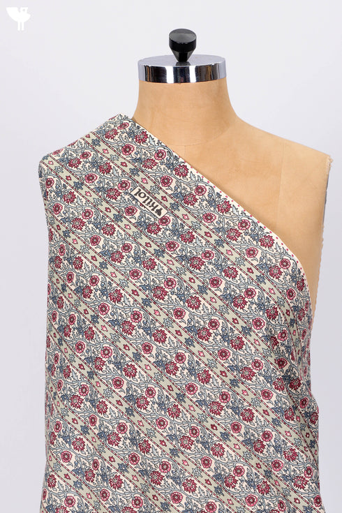 Cambric Cotton In Floral Print