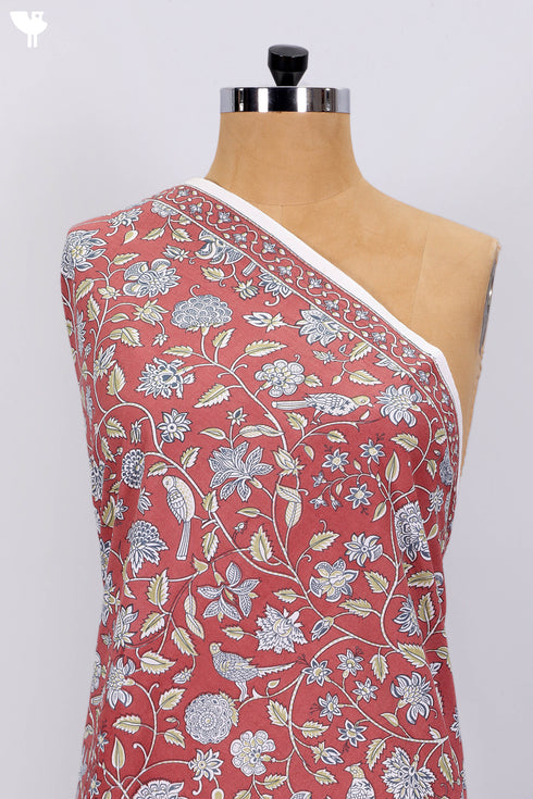 Cambric Cotton In Floral Print