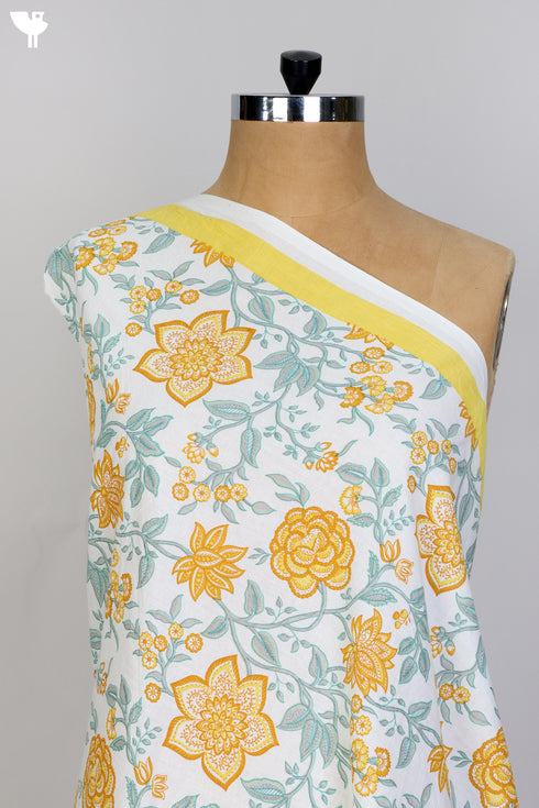 Cambric Cotton In Floral Print