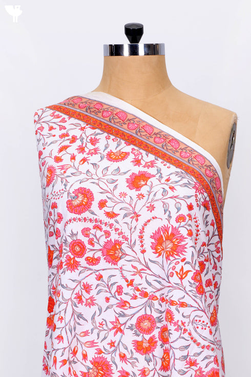 Cambric Cotton In Floral Print