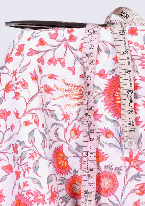 Cambric Cotton In Floral Print