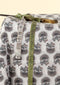 Cambric Cotton In Dusty Pink And Grey Floral Bootis Print