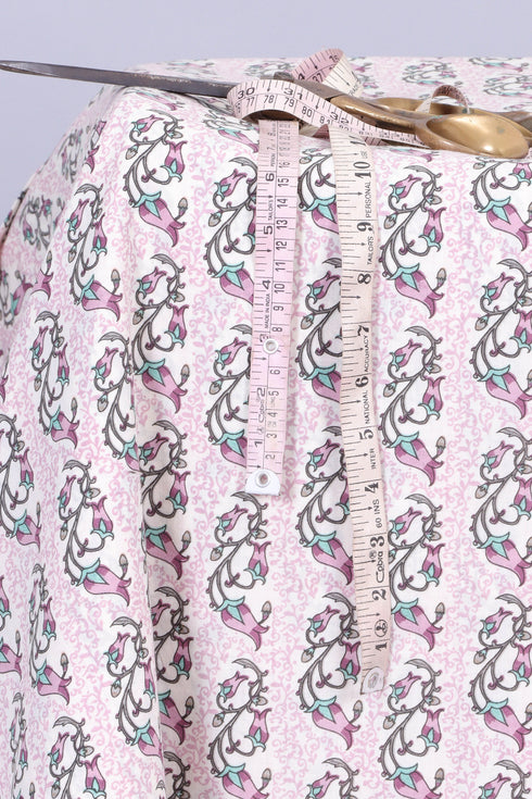Cambric Cotton In Floral Print