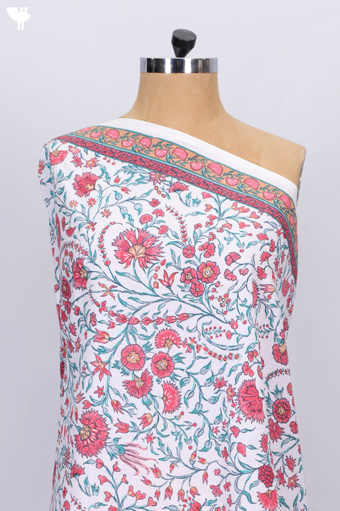 Cambric Cotton In Floral Print