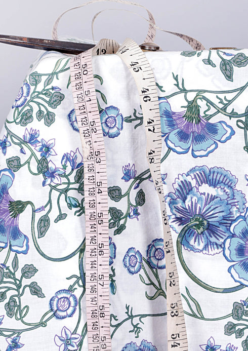 Cambric Cotton In Floral Print