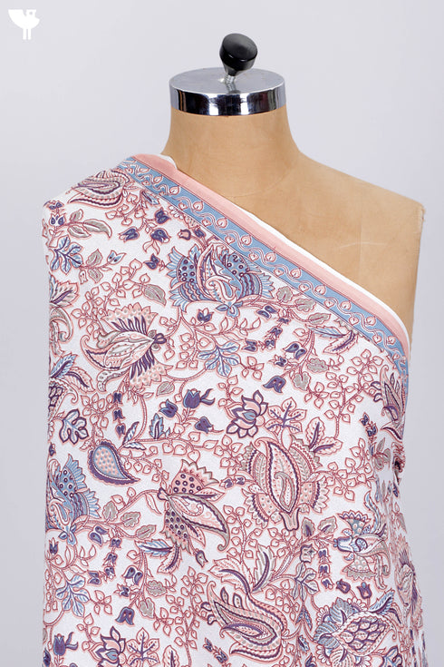 Cambric Cotton In Floral Print