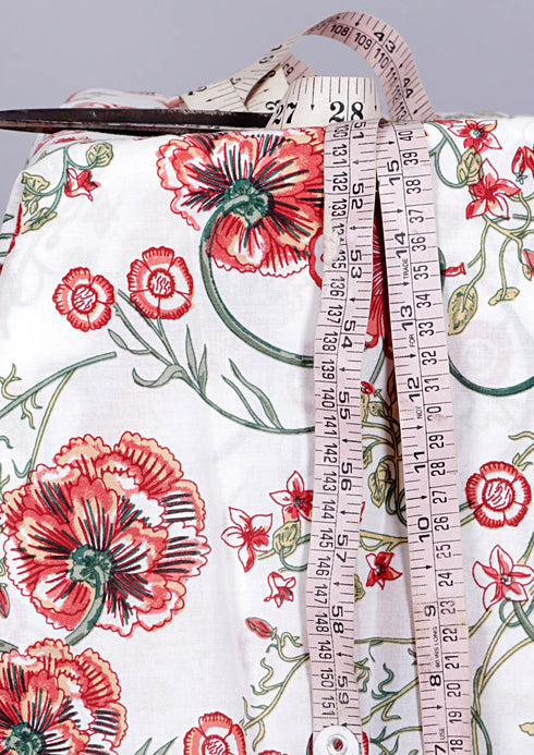 Cambric Cotton In Floral Print