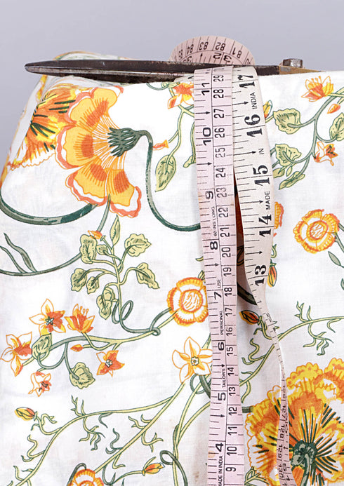 Cambric Cotton In Floral Print