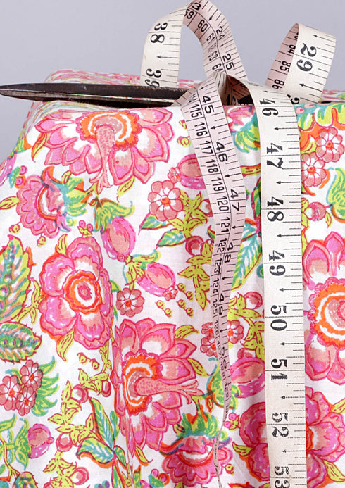 Cambric Cotton In Floral Print