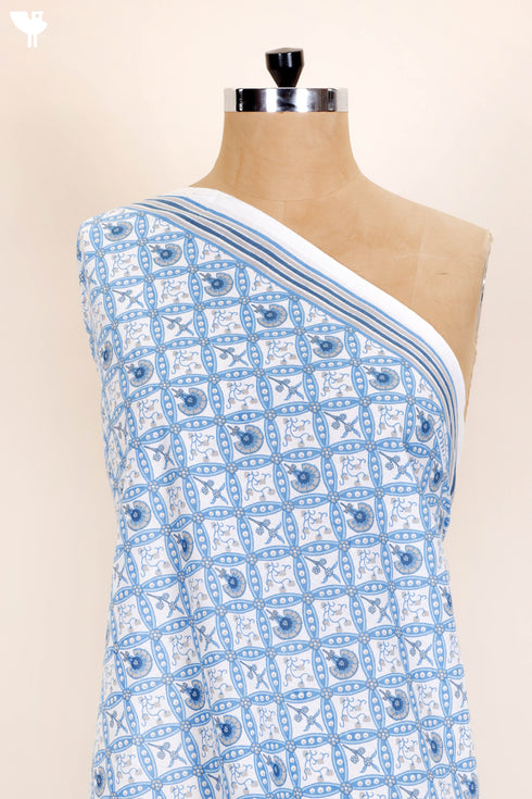 Cambric Cotton In Graphic Print