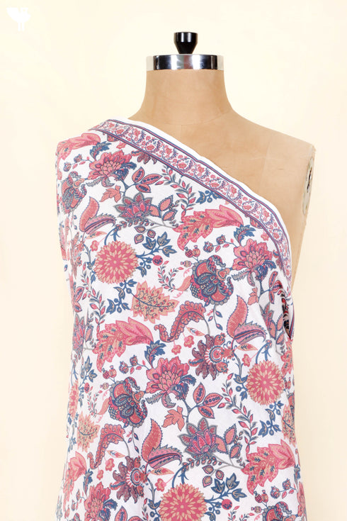 Cambric Cotton In Floral Print