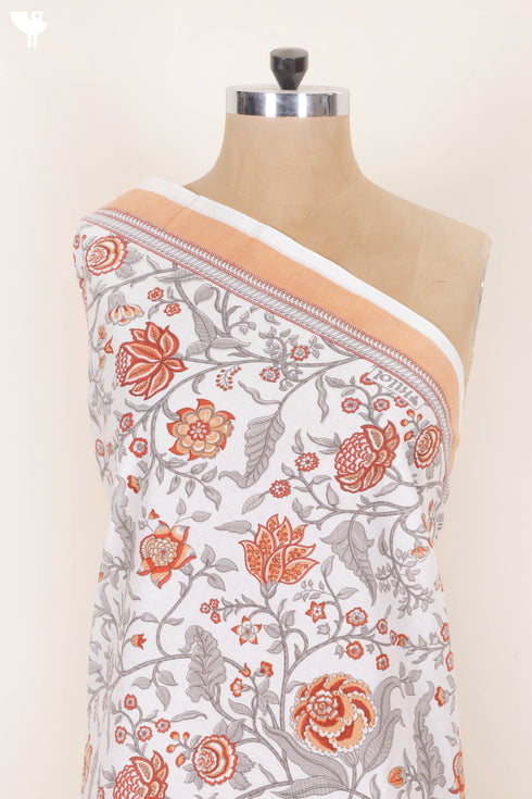 Cambric Cotton In Floral Print