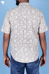 Regular Fit Shirt Cotton Men’s Half Sleeved Shirt In Block Print