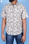 Regular Fit Shirt Cotton Men’s Half Sleeved Shirt In Block Print