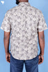 Regular Fit Shirt Cotton Men’s Half Sleeved Shirt In Block Print
