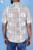 Regular Fit Shirt Cotton Men’s Half Sleeved Shirt In Block Print