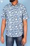 Regular Fit Shirt Cotton Men’s Half Sleeved Shirt In Block Print