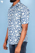Regular Fit Shirt Cotton Men’s Half Sleeved Shirt In Block Print