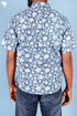 Regular Fit Shirt Cotton Men’s Half Sleeved Shirt In Block Print