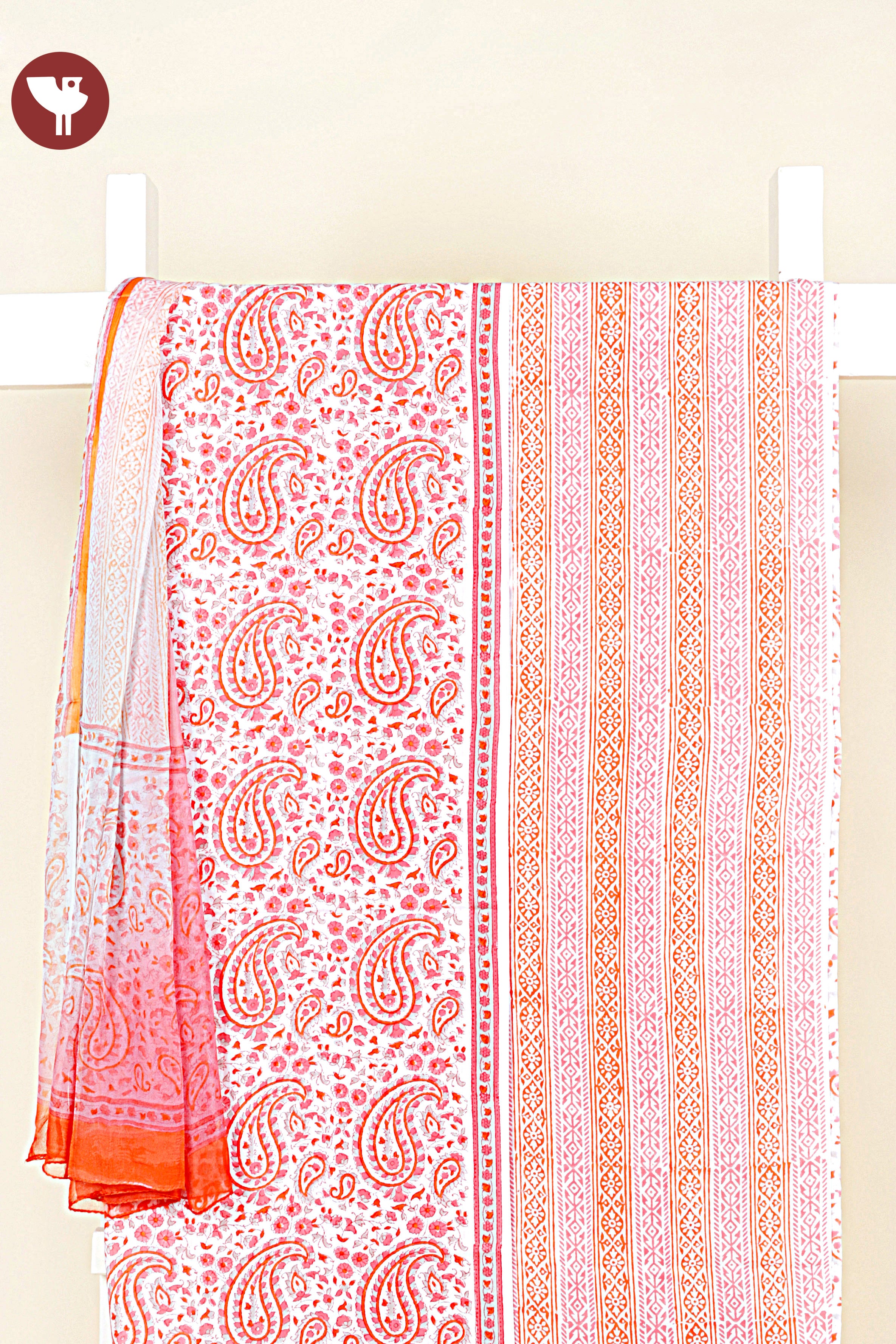 cotton dress material with chiffon dupatta Cambric in Floral Block Pri listing:84d0d5ea-49a6-40bd-8bd5-3b145965064a Salwar suit bestseller_A Solthread Wedding Guest Dresses